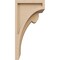 Ekena Millwork 7"W x 7"D x 14"H Wide Viola Rough Cedar Woodgrain TimberThane Corbel, Primed Tan CORUR07X07X14VIORCPR - alternate 3